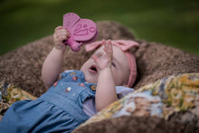 Load image into Gallery viewer, Butterfly Natural Rubber Teether, Rattle &amp; Bath Toy
