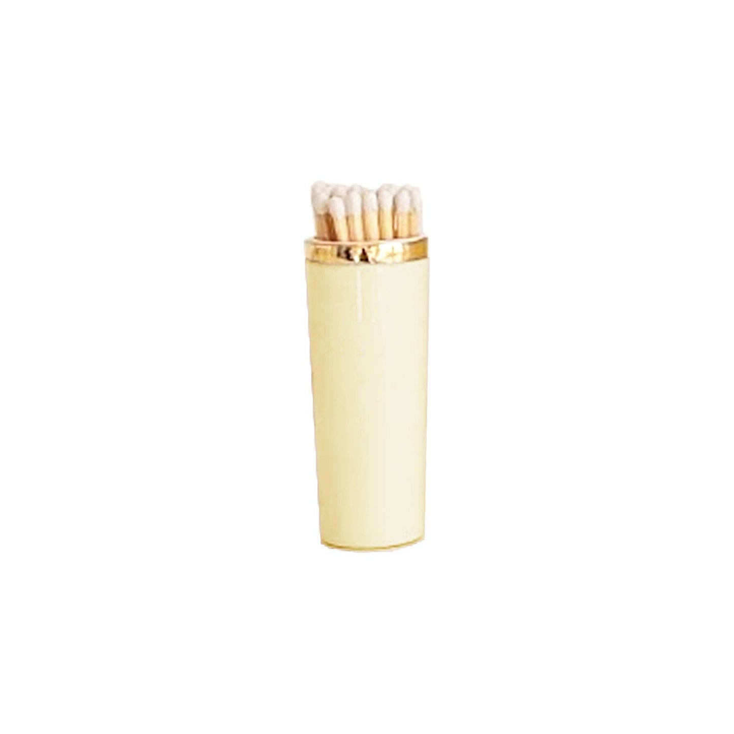Solid Match Holder/ Striker with Gold Accent