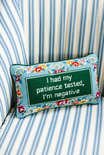 Load image into Gallery viewer, Patience Needlepoint Pillow
