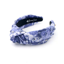 Load image into Gallery viewer, Chinoiserie Floral  Headband with Beads
