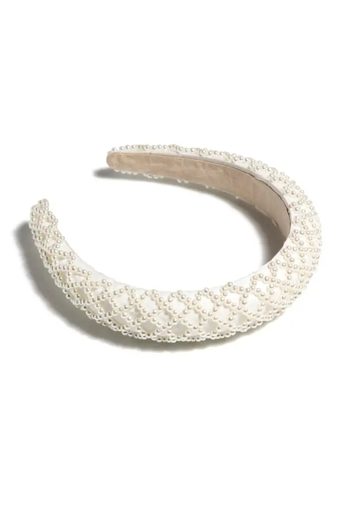 PEARL HEADBAND, IVORY