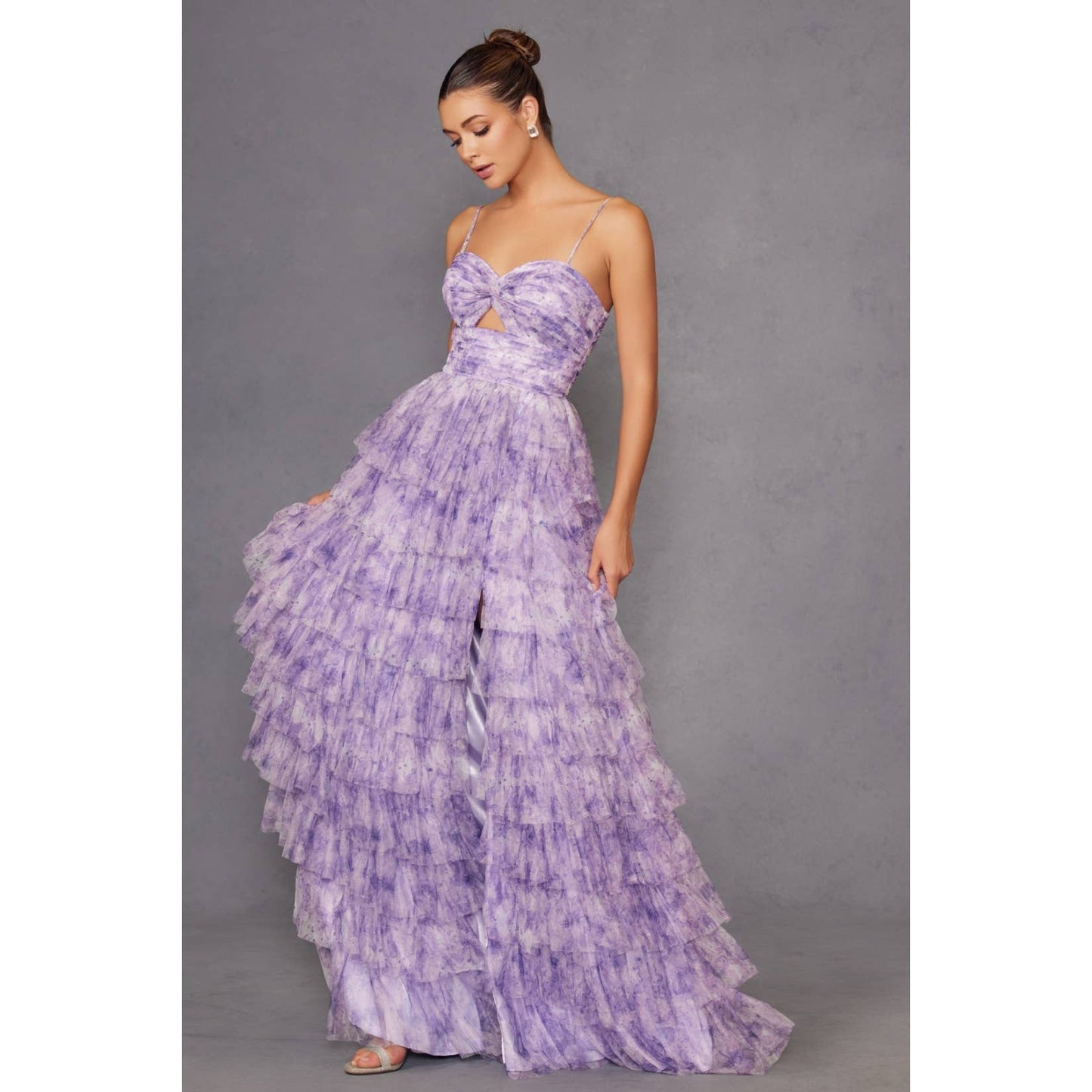 Tiered Evening Gown