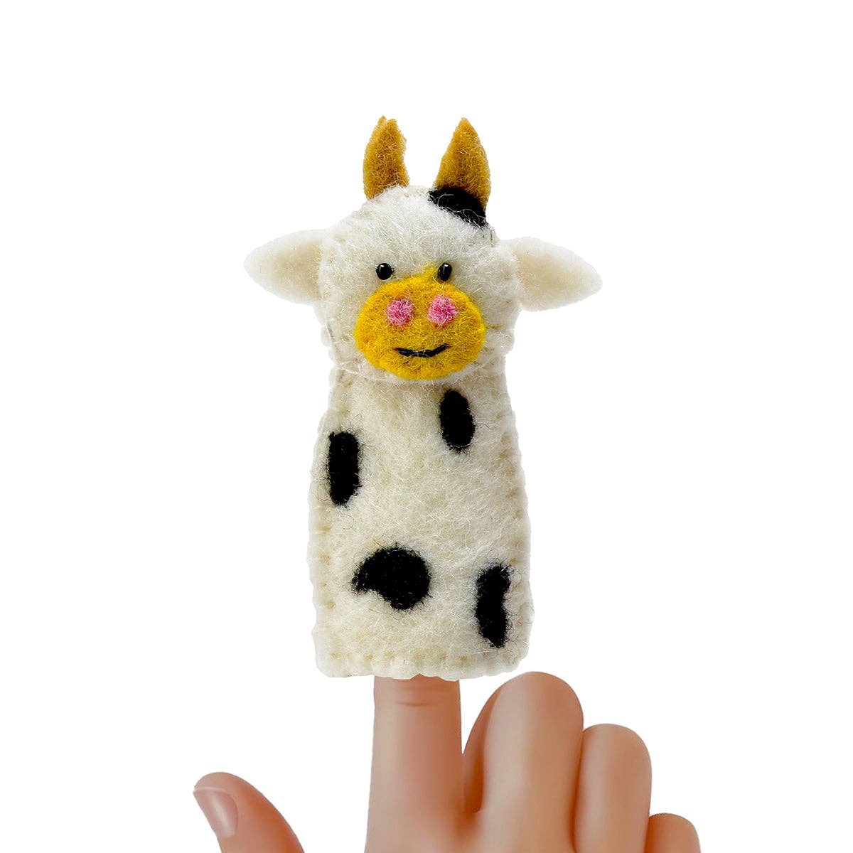 Felted Old McDonald's Farm Animal Finger Puppet (5 in a Set)
