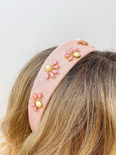 Load image into Gallery viewer, Pearl Flower Headband: Dark Gray
