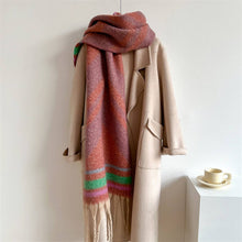 Load image into Gallery viewer, Autumn Winter Long Scarf - Thick Cozy Wrap
