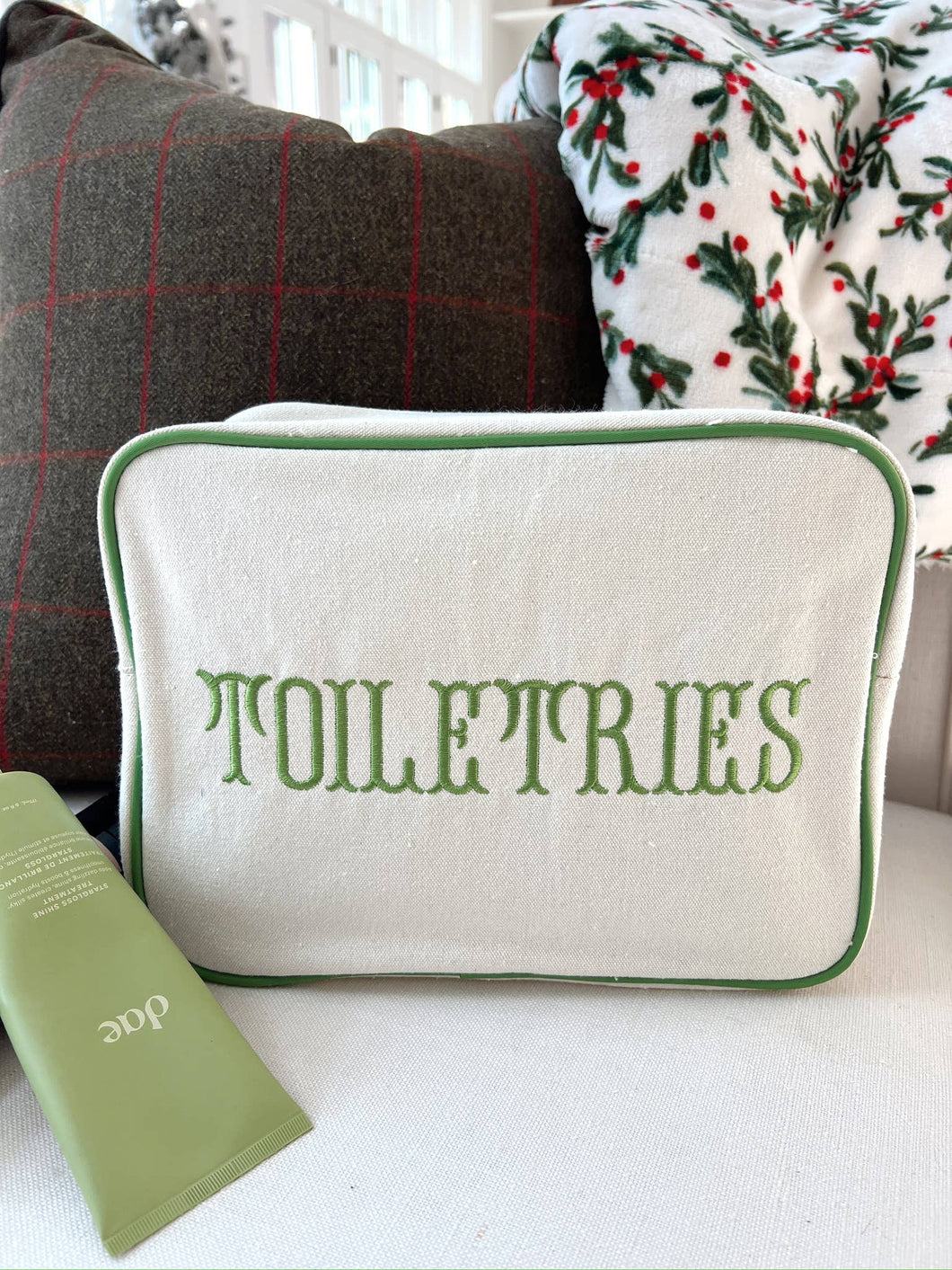 Toiletries - Green Canvas XL Bag