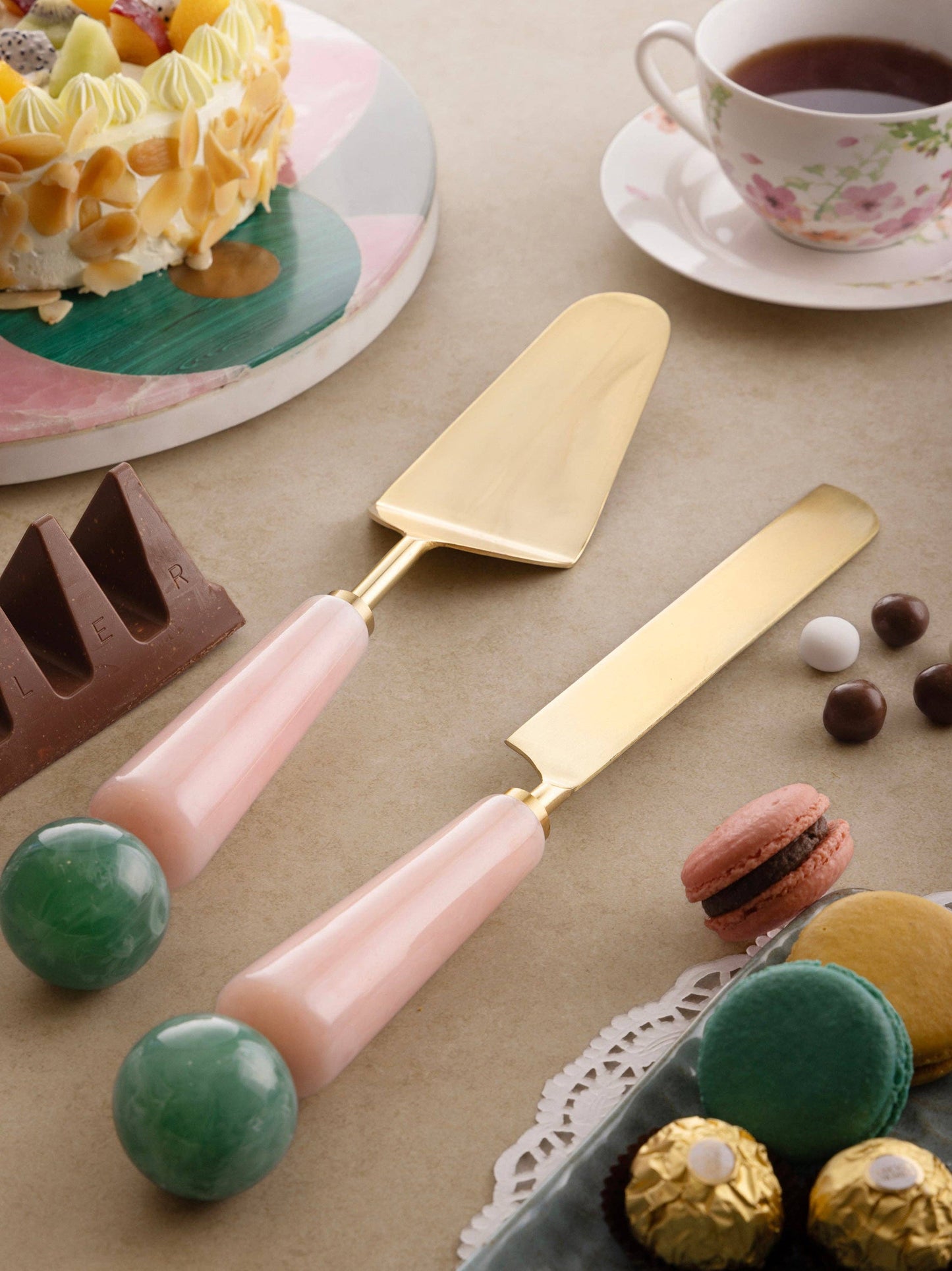 Copenhagen Cake Servers, Set of 2