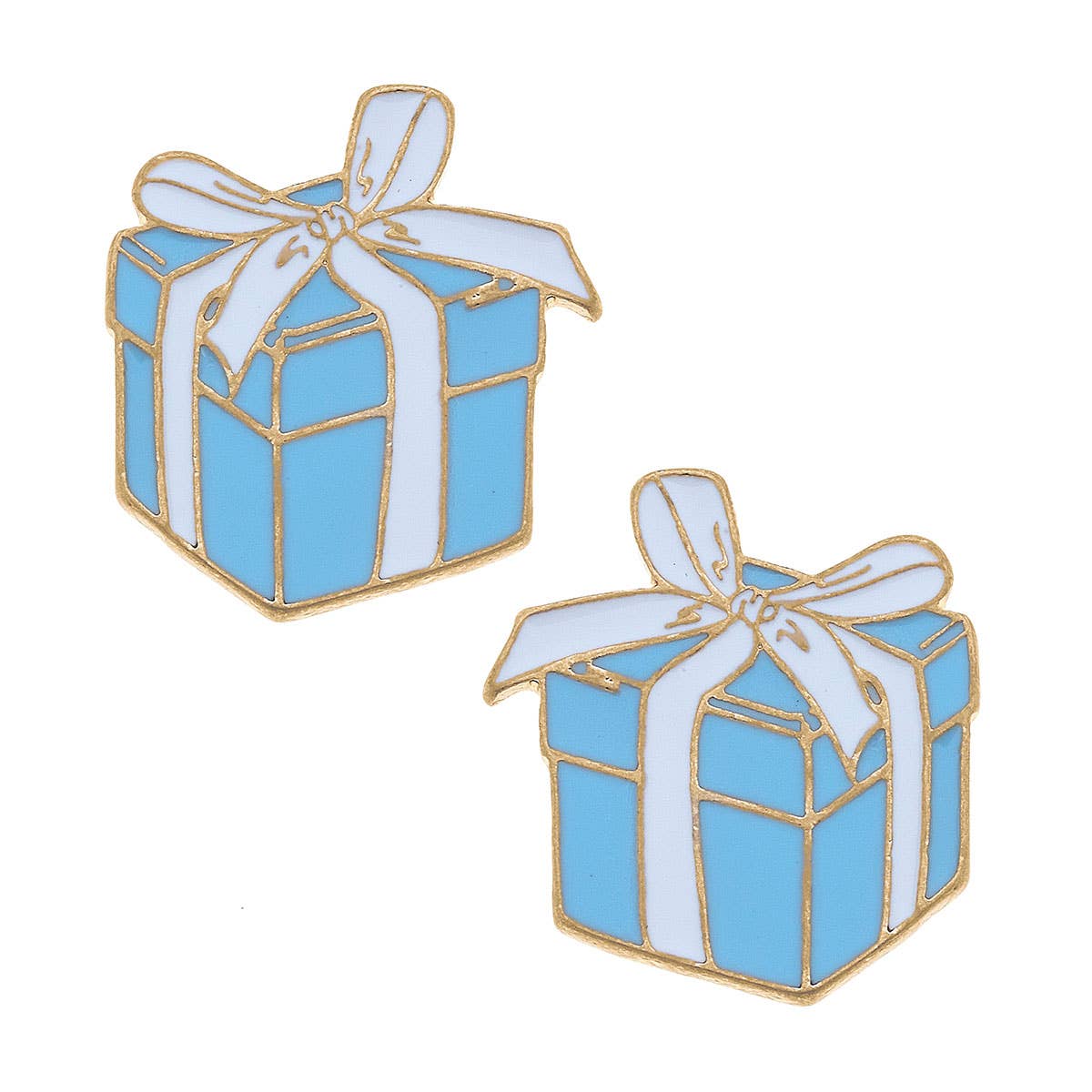 Millie Enamel Present Stud Earrings