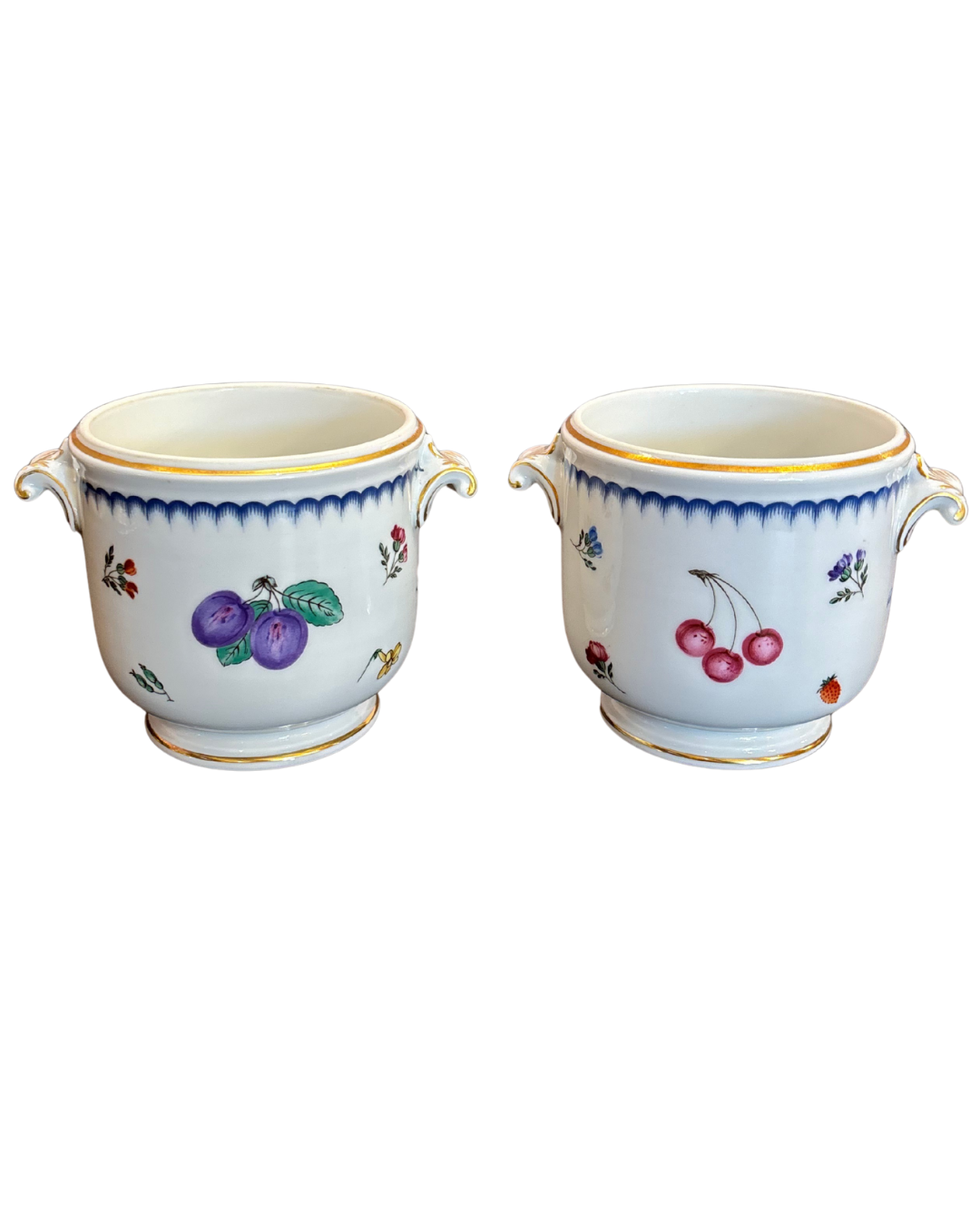 Vintage Richard Ginori cachepots or planters