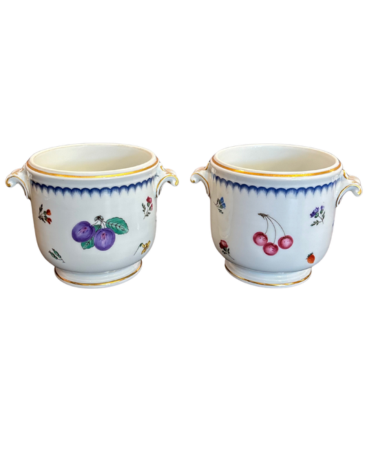 Vintage Richard Ginori cachepots or planters