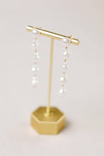 Load image into Gallery viewer, Natural Pearl Statement Drop Earrings
