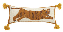 Load image into Gallery viewer, Tiger with Tassels Hook Pillow by Justina Blakeney
