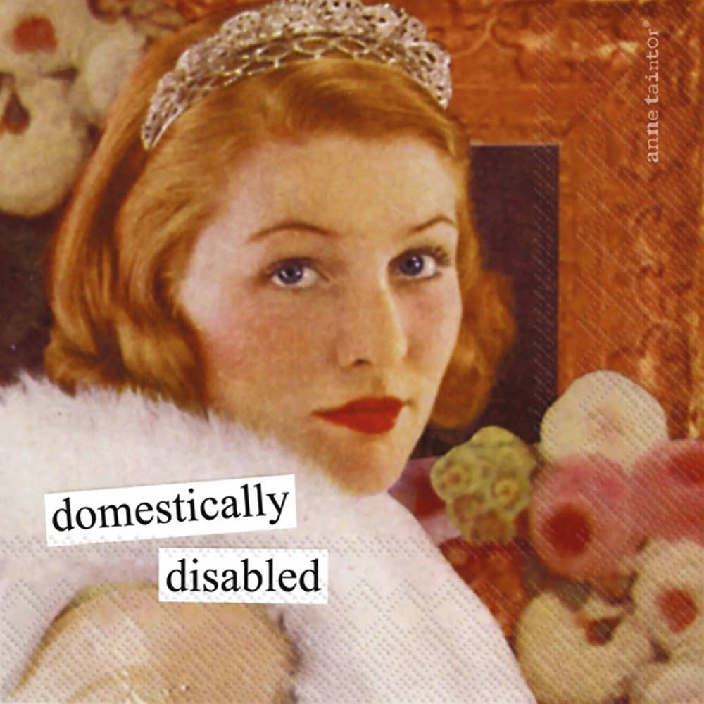 Paper Cocktail Napkins Pack of 20 Anne Taintor Disabled