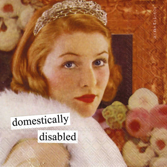 Paper Cocktail Napkins Pack of 20 Anne Taintor Disabled