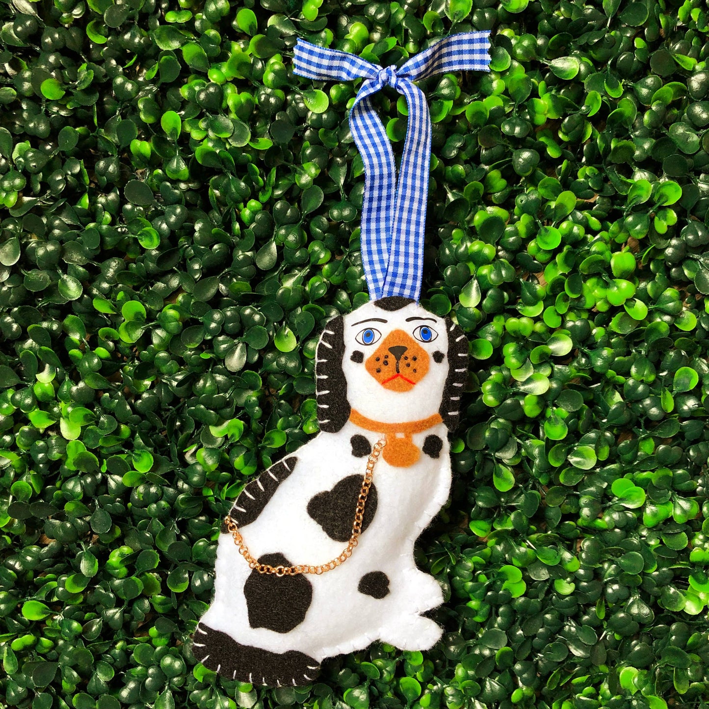 Staffordshire Dog Statue Ornaments | Black