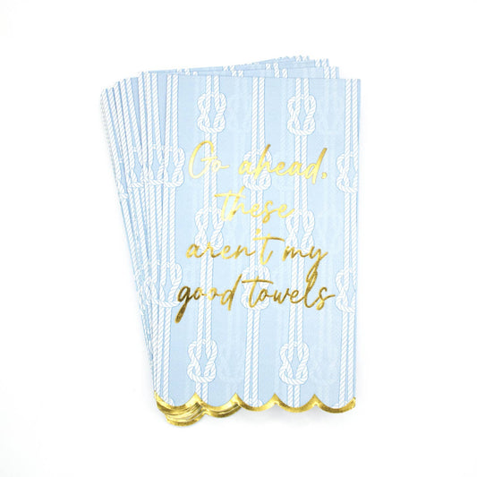 Nautical Knot Paper Guest Towel Packs