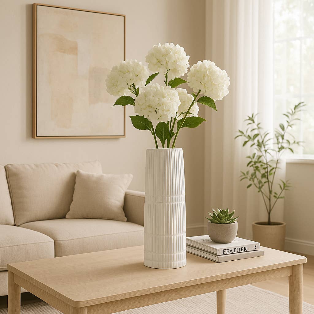 White Ceramic Lined Cylinder
