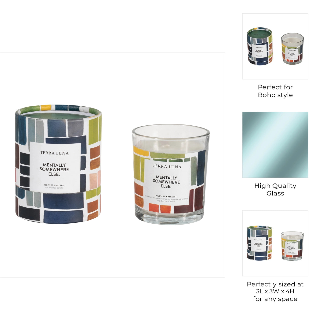 Somewhere Else Boxed Candle - White, 7 oz