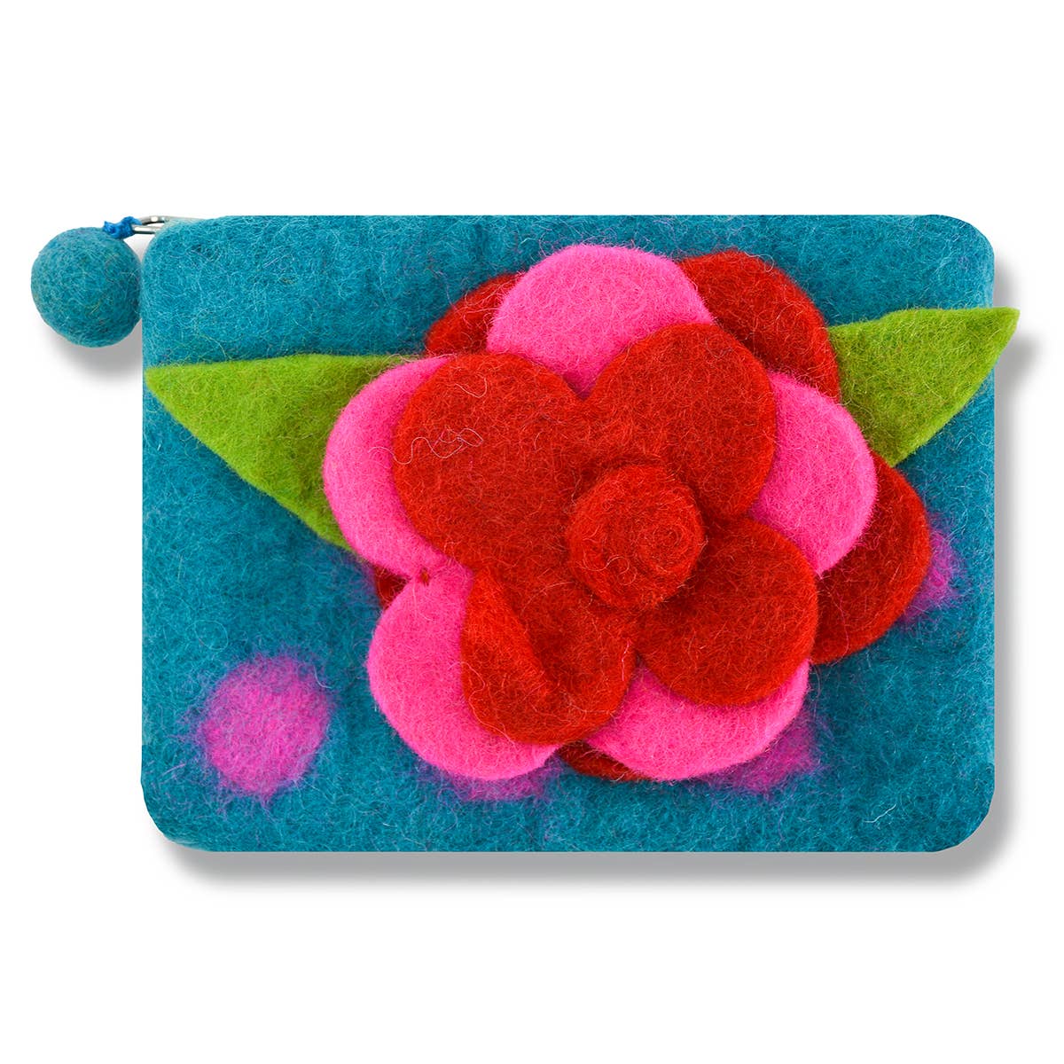 Flower Polka Dot Coin Purse