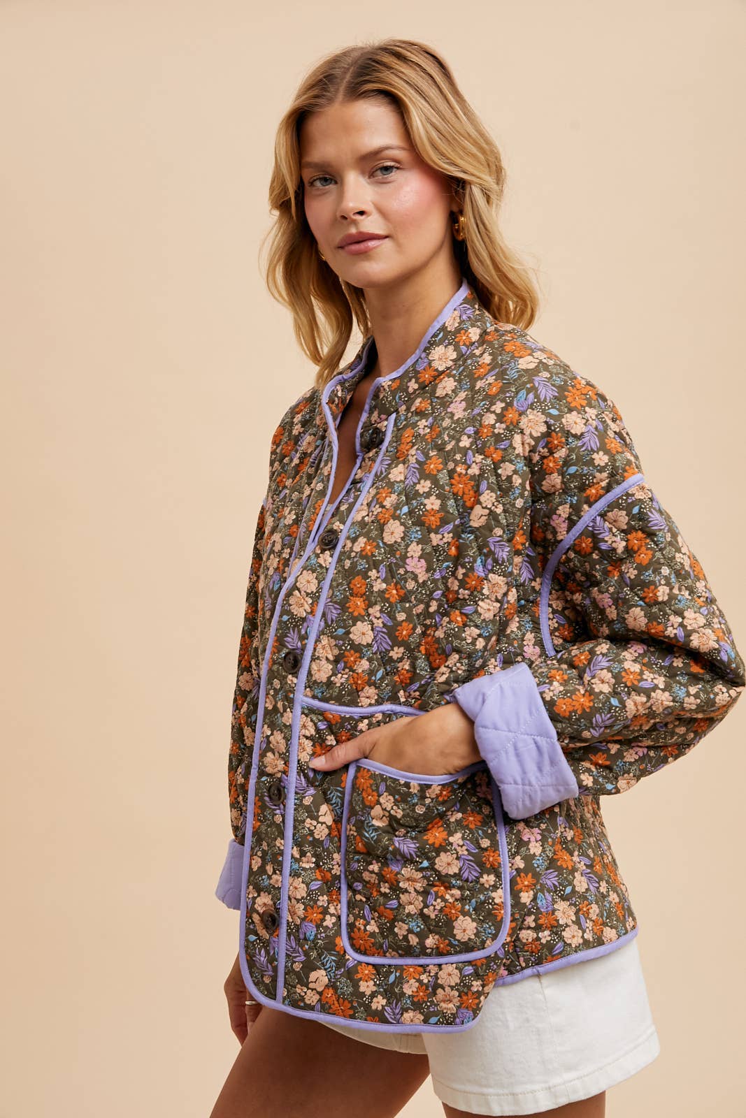 Floral Quilted Jacket