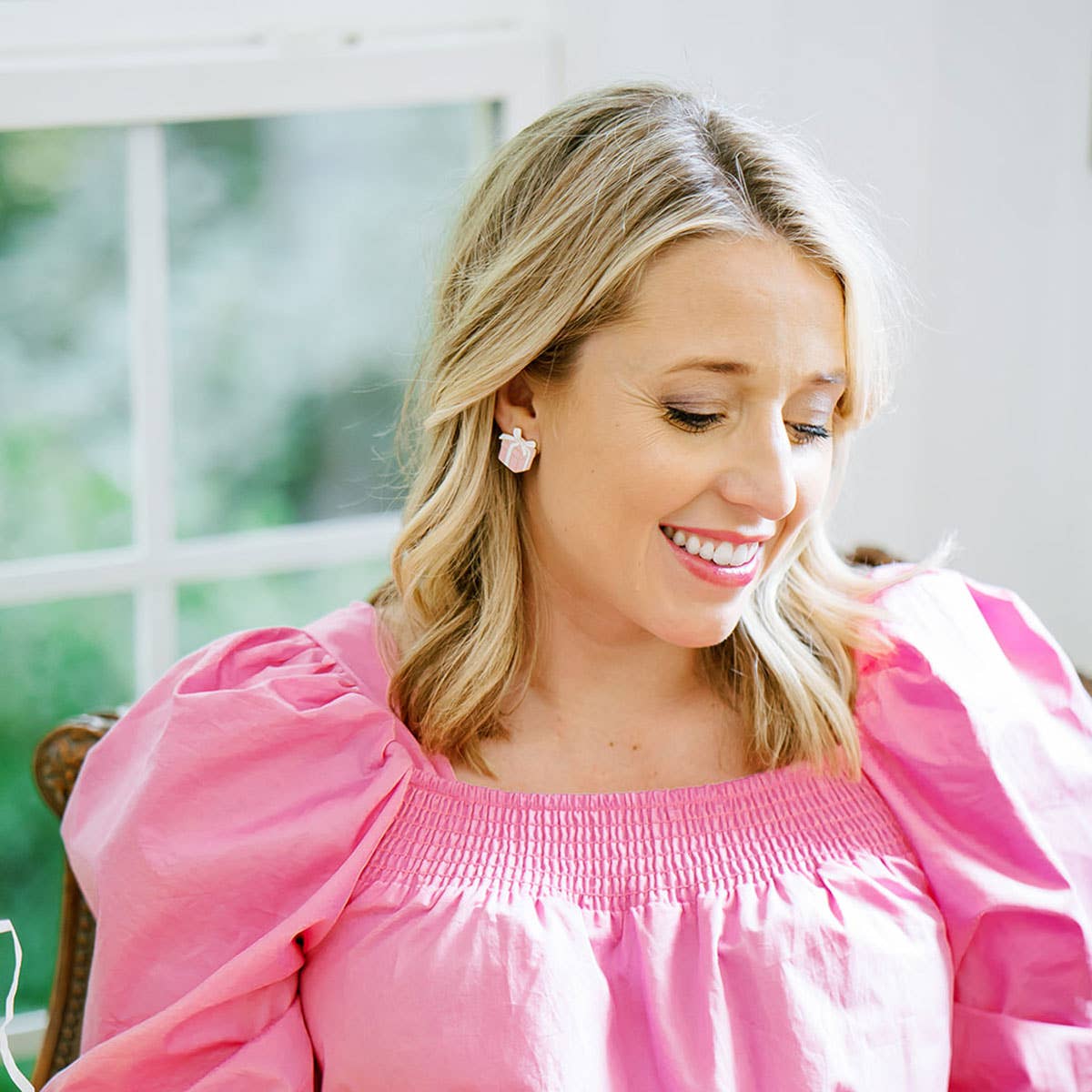 Millie Enamel Present Stud Earrings