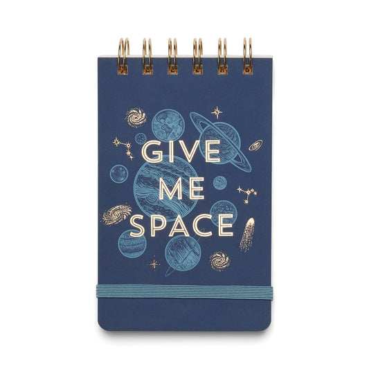 VINTAGE SASS TWIN WIRE NOTEPAD, 3.25" X 5.5" - GIVE ME SPACE