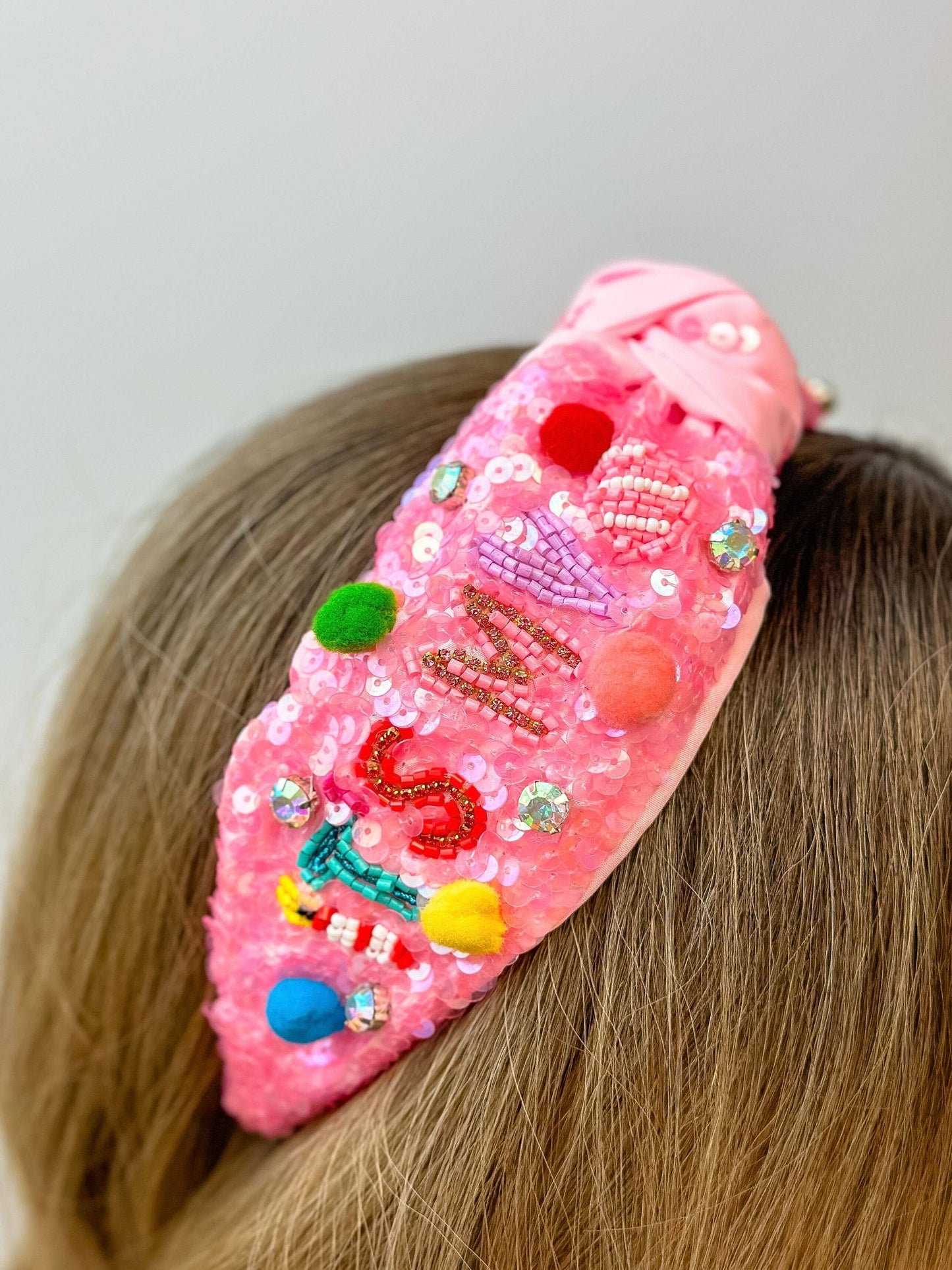 Its My Birthday Top Knot Headband