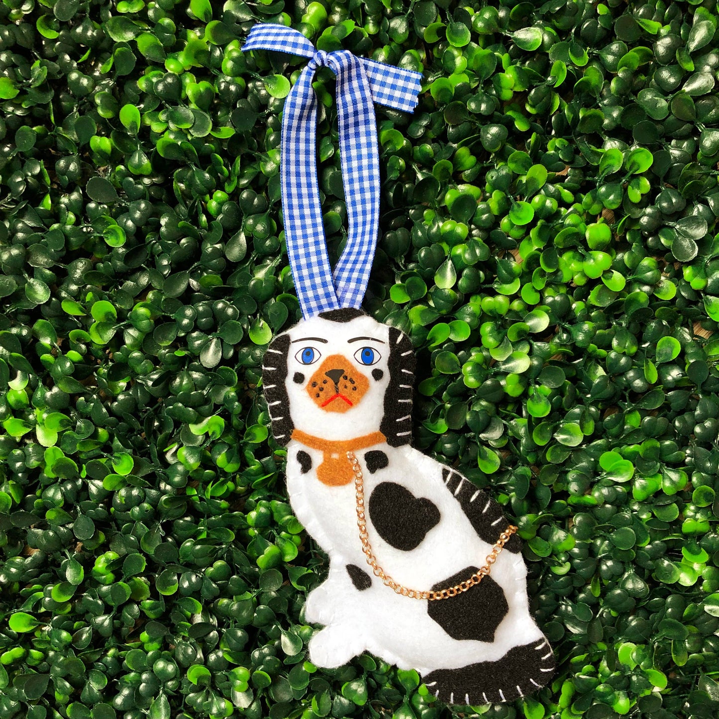 Staffordshire Dog Statue Ornaments | Black