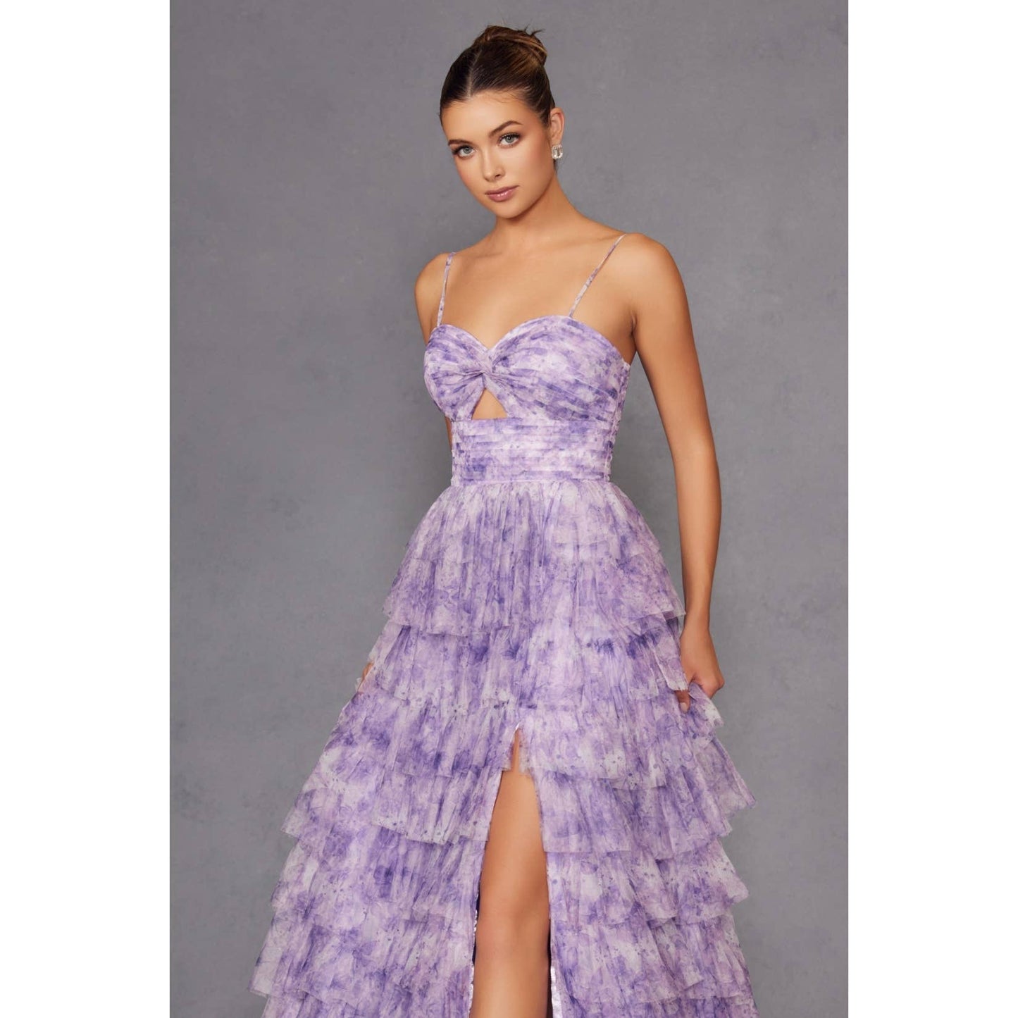 Tiered Evening Gown