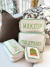 Load image into Gallery viewer, Toiletries - Green Canvas XL Bag
