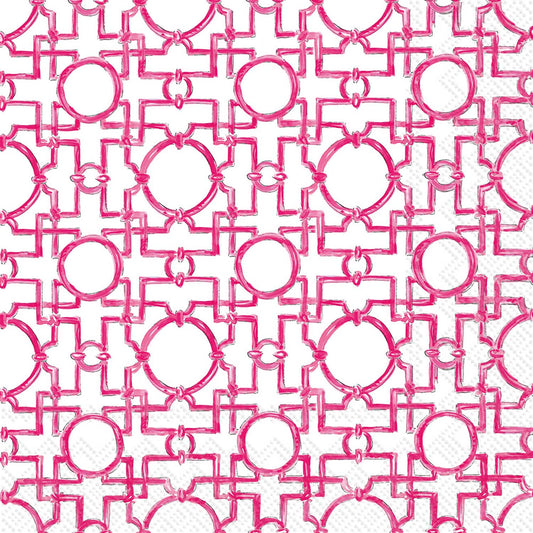 Rosanne Beck Aiko Paper Lunch Napkins pink
