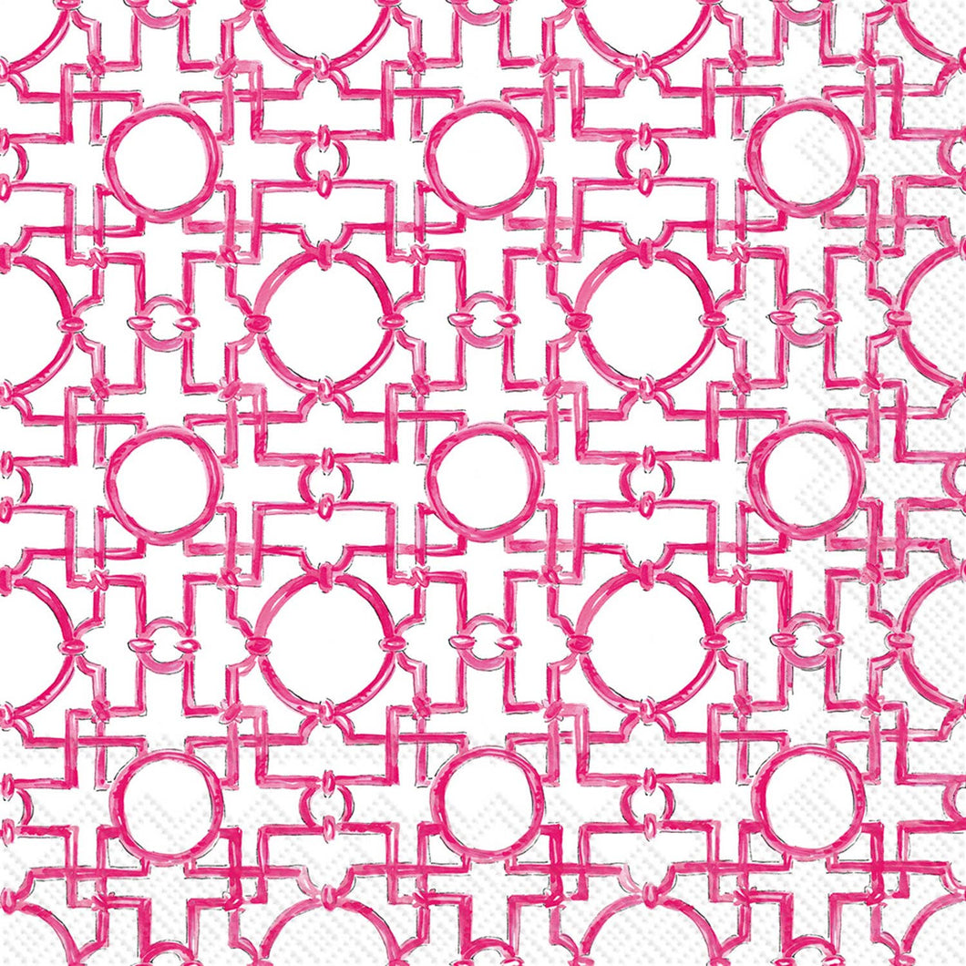 Rosanne Beck Aiko Paper Lunch Napkins pink